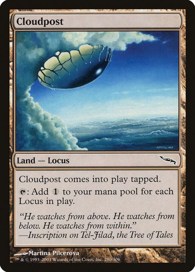 Cloudpost 280 card from Mirrodin