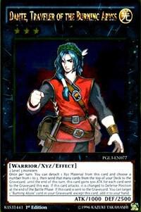 Dante, Traveler of the Burning Abyss PGL3-EN077 card from Premium Gold: Infinite Gold