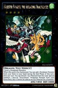 Majester Paladin, the Ascending Dracoslayer PGL3-EN079 card from Premium Gold: Infinite Gold
