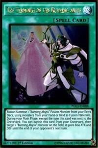 The Terminus of the Burning Abyss PGL3-EN088 card from Premium Gold: Infinite Gold