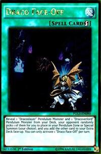 Draco Face-Off PGL3-EN090 card from Premium Gold: Infinite Gold