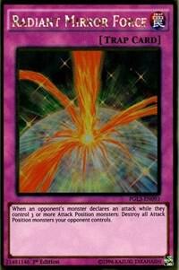 Radiant Mirror Force PGL3-EN093 card from Premium Gold: Infinite Gold