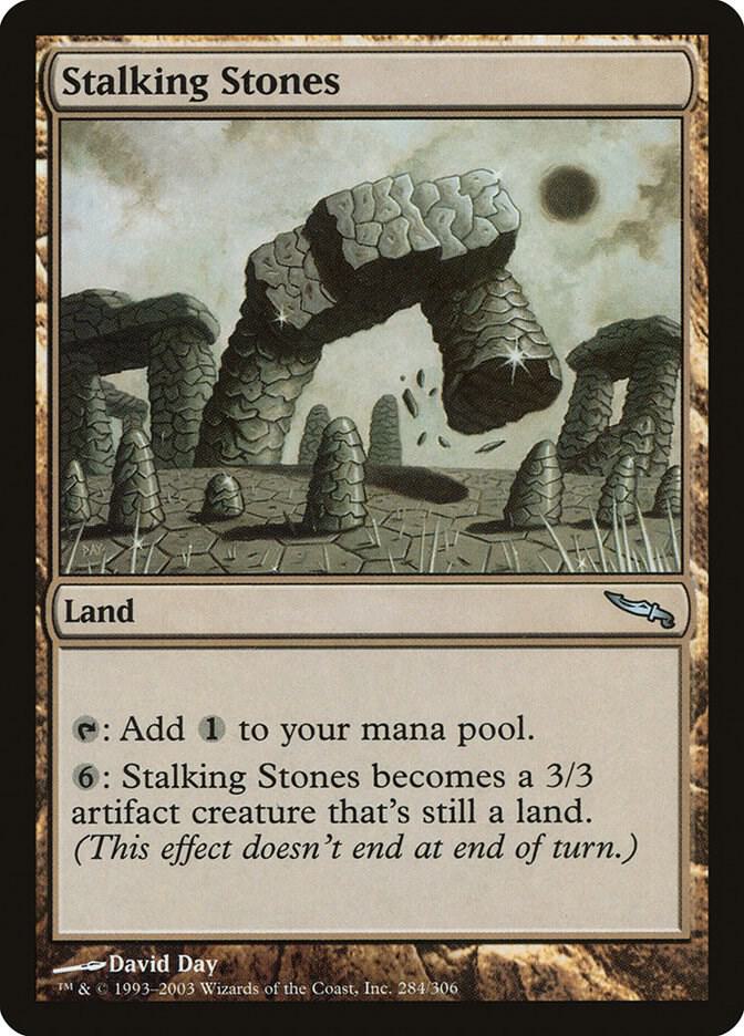 Stalking Stones 284 card from Mirrodin