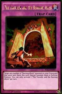 The Traveler and the Burning Abyss PGL3-EN097 card from Premium Gold: Infinite Gold