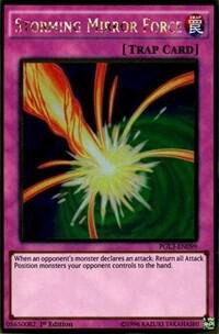 Storming Mirror Force PGL3-EN099 card from Premium Gold: Infinite Gold