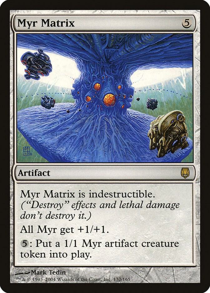 Myr Matrix 132 card from Darksteel