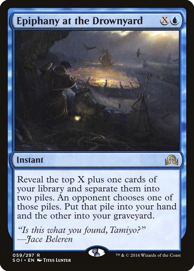 Epiphany at the Drownyard 59 card from Shadows over Innistrad