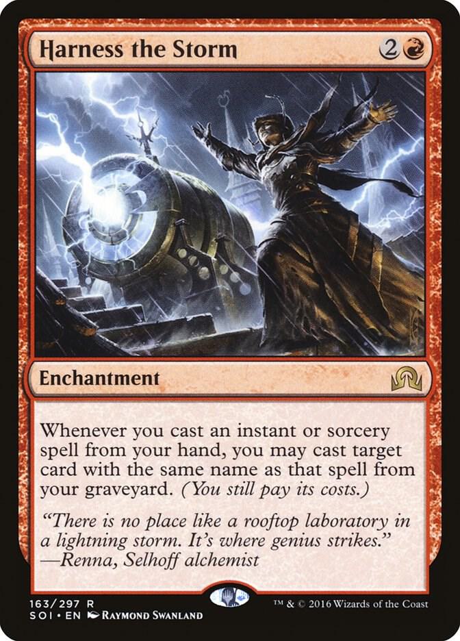 Harness the Storm 163 card from Shadows over Innistrad
