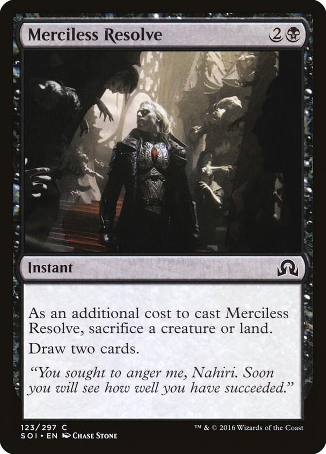 Merciless Resolve 123 card from Shadows over Innistrad