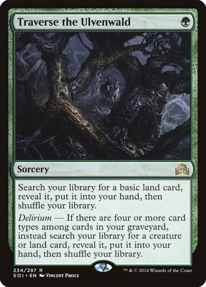 Traverse the Ulvenwald 234 card from Shadows over Innistrad
