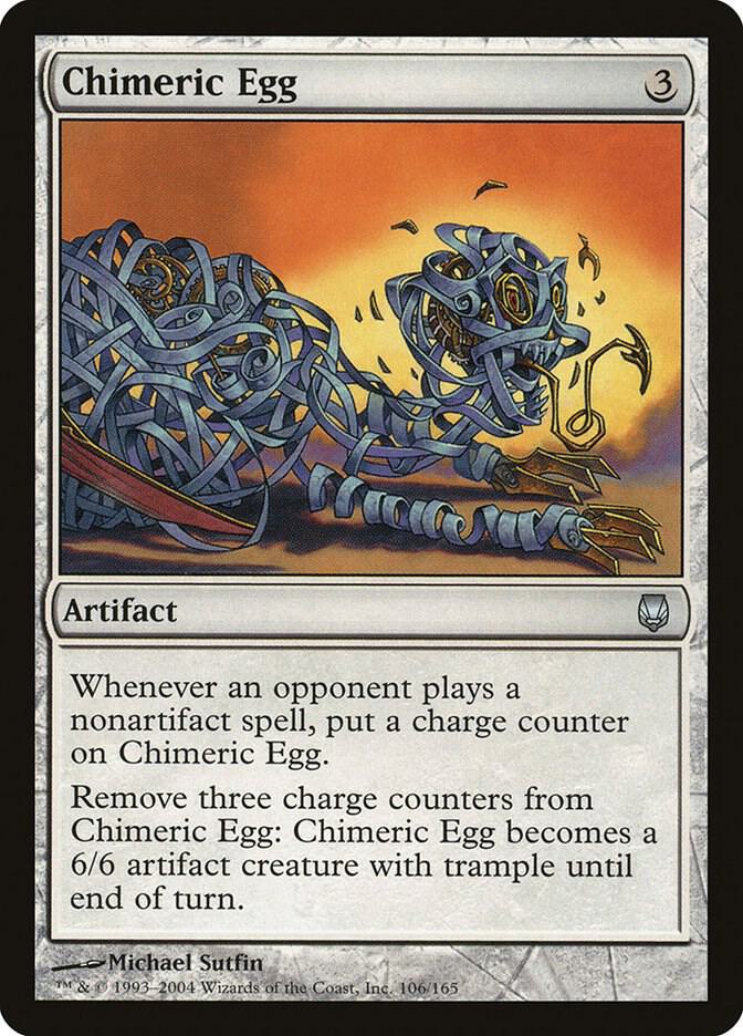 Chimeric Egg 106 card from Darksteel