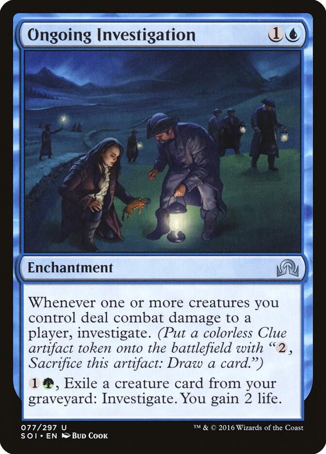 Ongoing Investigation 77 card from Shadows over Innistrad