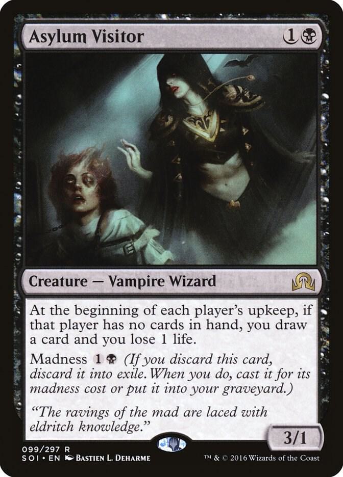 Asylum Visitor 99 card from Shadows over Innistrad
