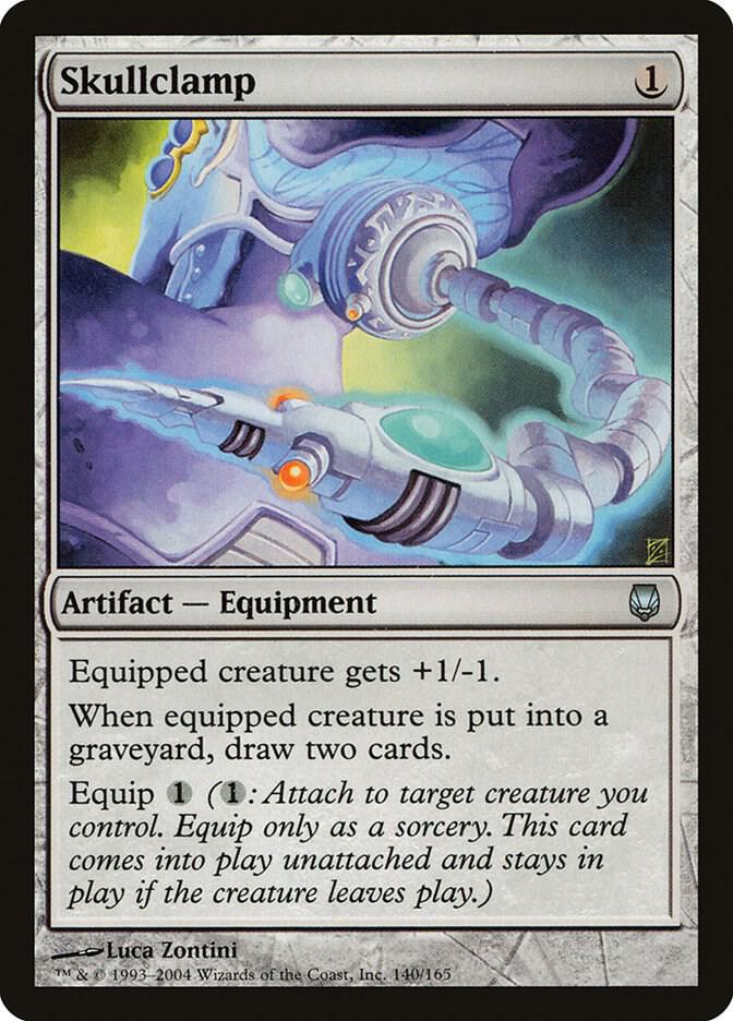 Skullclamp 140 card from Darksteel