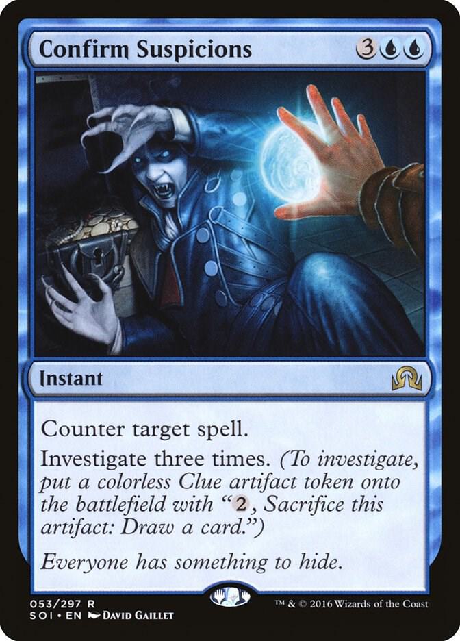 Confirm Suspicions 53 card from Shadows over Innistrad
