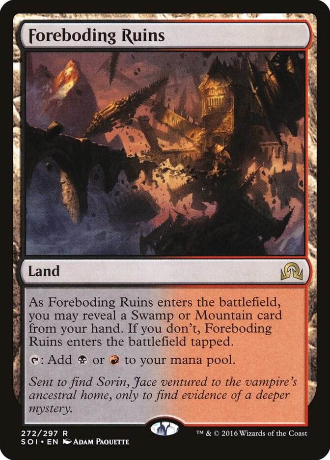 Foreboding Ruins 272 card from Shadows over Innistrad