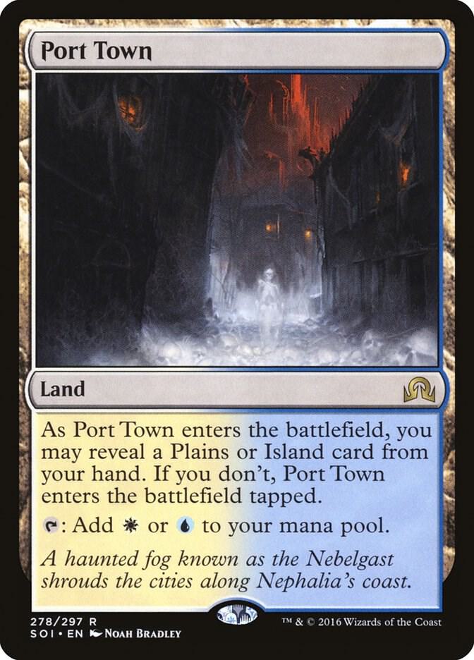Port Town 278 card from Shadows over Innistrad