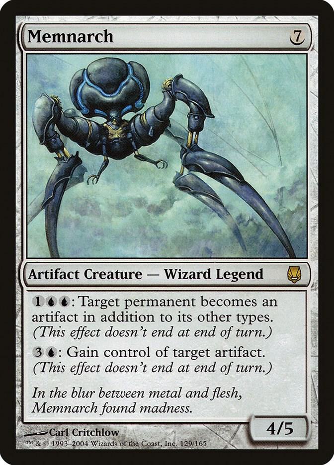 Memnarch 129 card from Darksteel