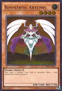 Bountiful Artemis (UTR) OP01-EN001 card from OTS Tournament Pack 1