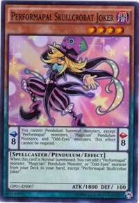 Performapal Skullcrobat Joker OP01-EN007 card from OTS Tournament Pack 1