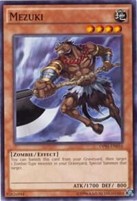 Mezuki OP01-EN016 card from OTS Tournament Pack 1