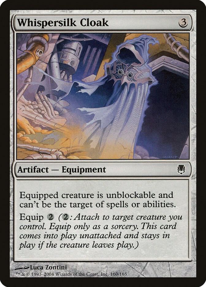 Whispersilk Cloak 160 card from Darksteel