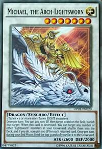 Michael, the Arch-Lightsworn OP01-EN020 card from OTS Tournament Pack 1