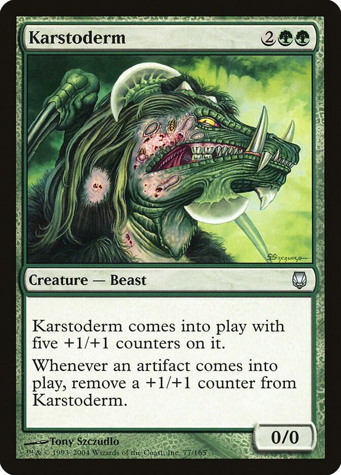 Karstoderm 77 card from Darksteel