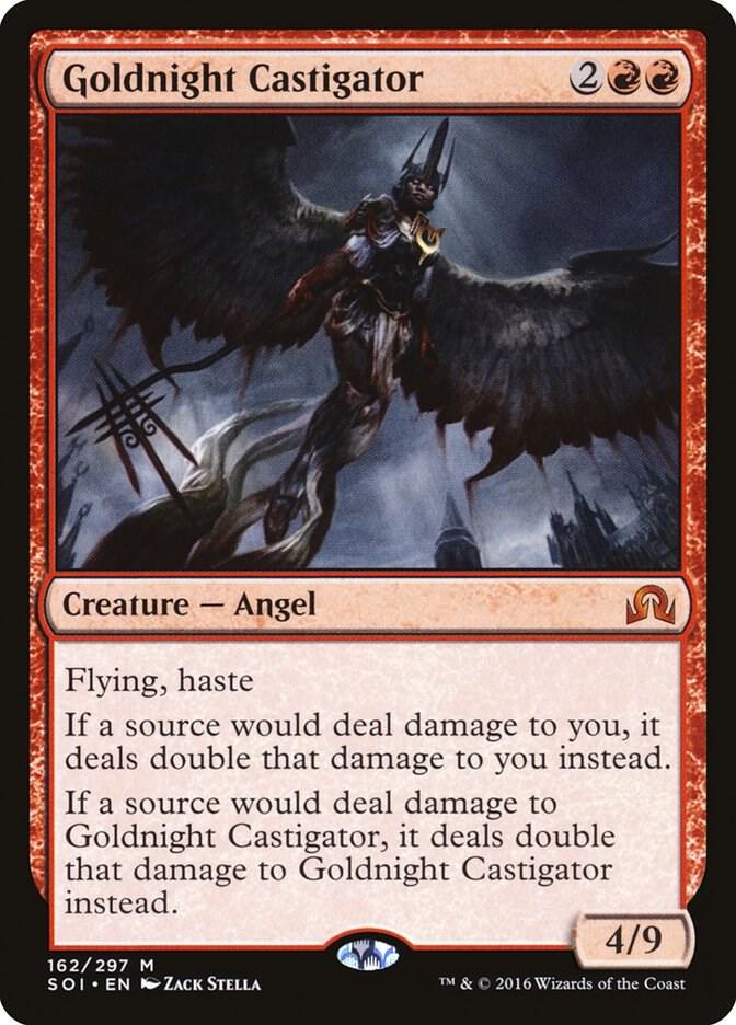 Goldnight Castigator 162 card from Shadows over Innistrad