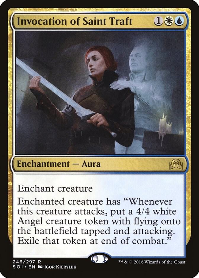 Invocation of Saint Traft 246 card from Shadows over Innistrad