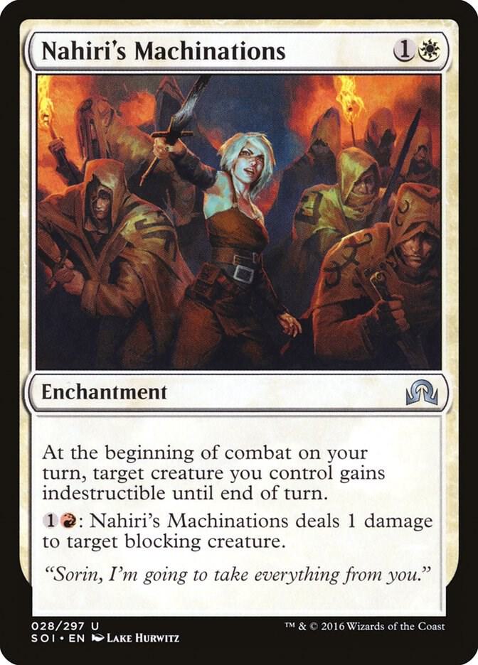 Nahiri's Machinations 28 card from Shadows over Innistrad
