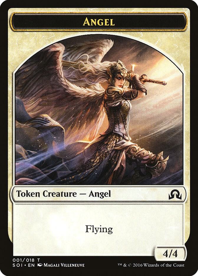 Angel Token 1 card from Shadows over Innistrad