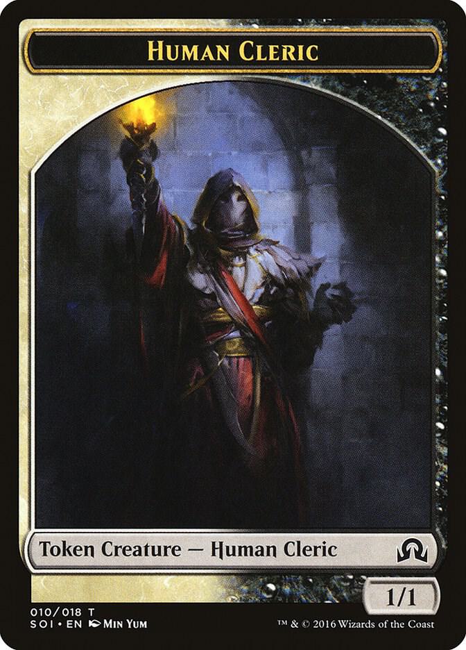 Human Cleric Token 10 card from Shadows over Innistrad