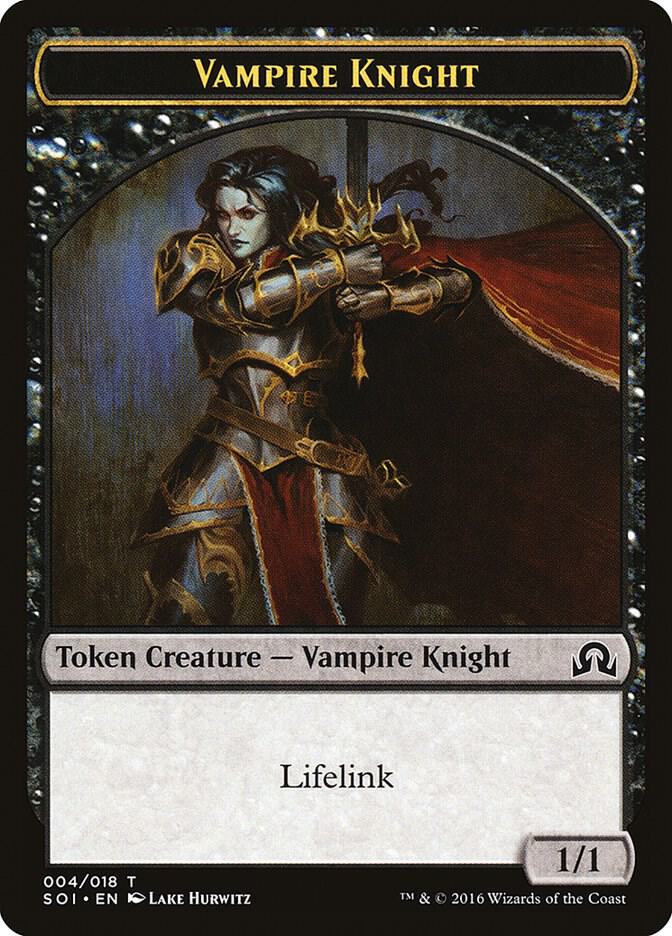 Vampire Knight Token 4 card from Shadows over Innistrad