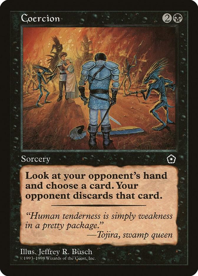 Coercion card from Portal Second Age