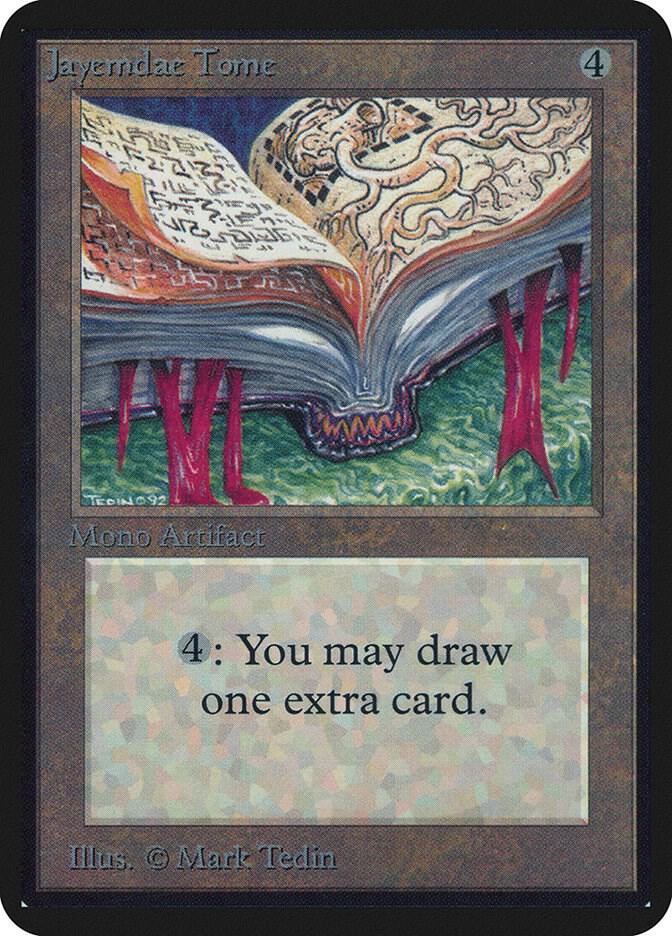 Jayemdae Tome card from Alpha Edition
