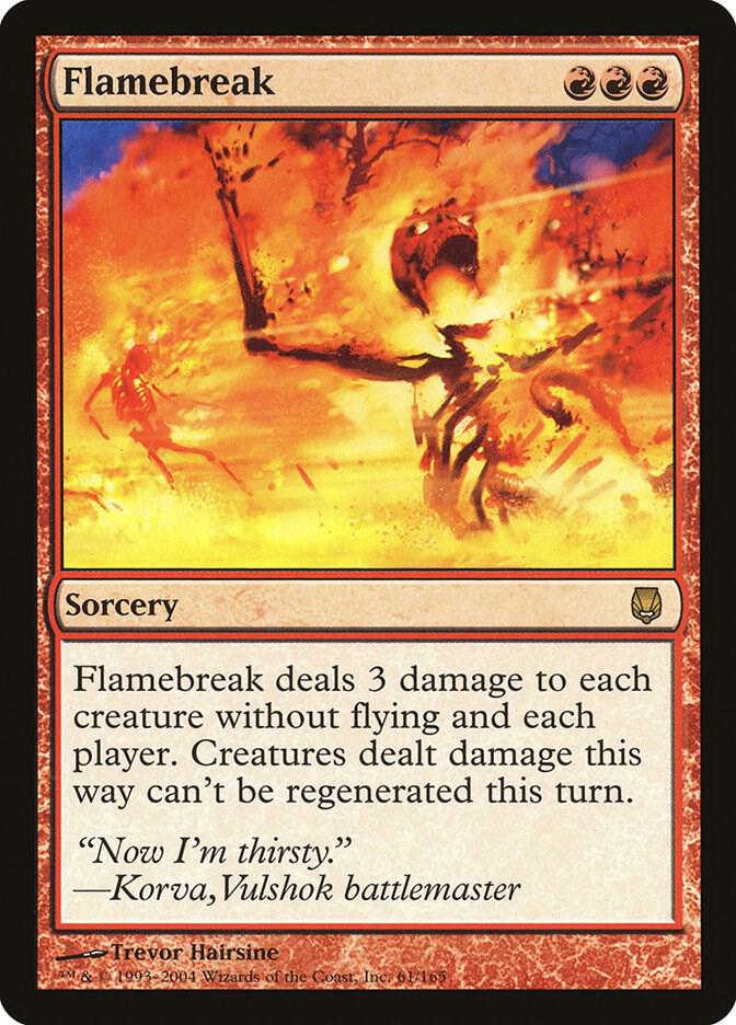 Flamebreak 61 card from Darksteel