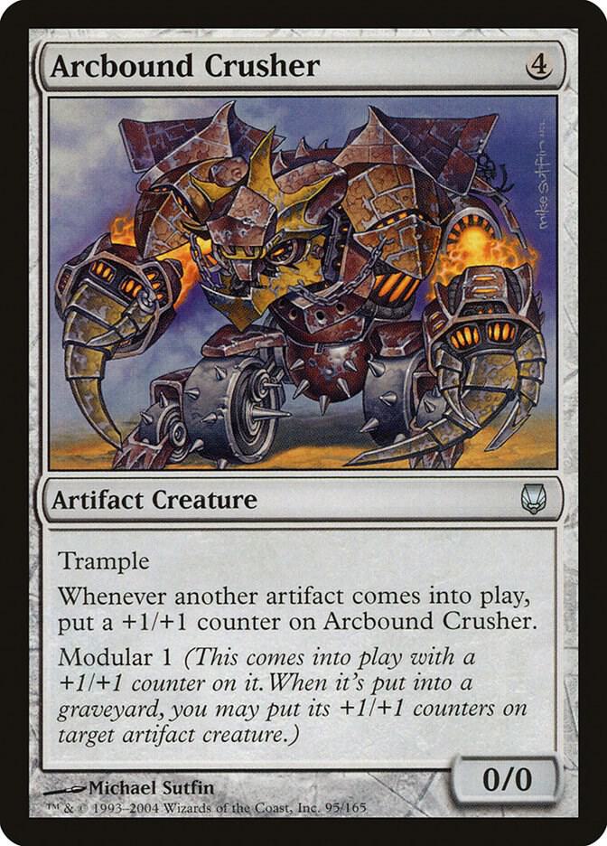 Arcbound Crusher 95 card from Darksteel