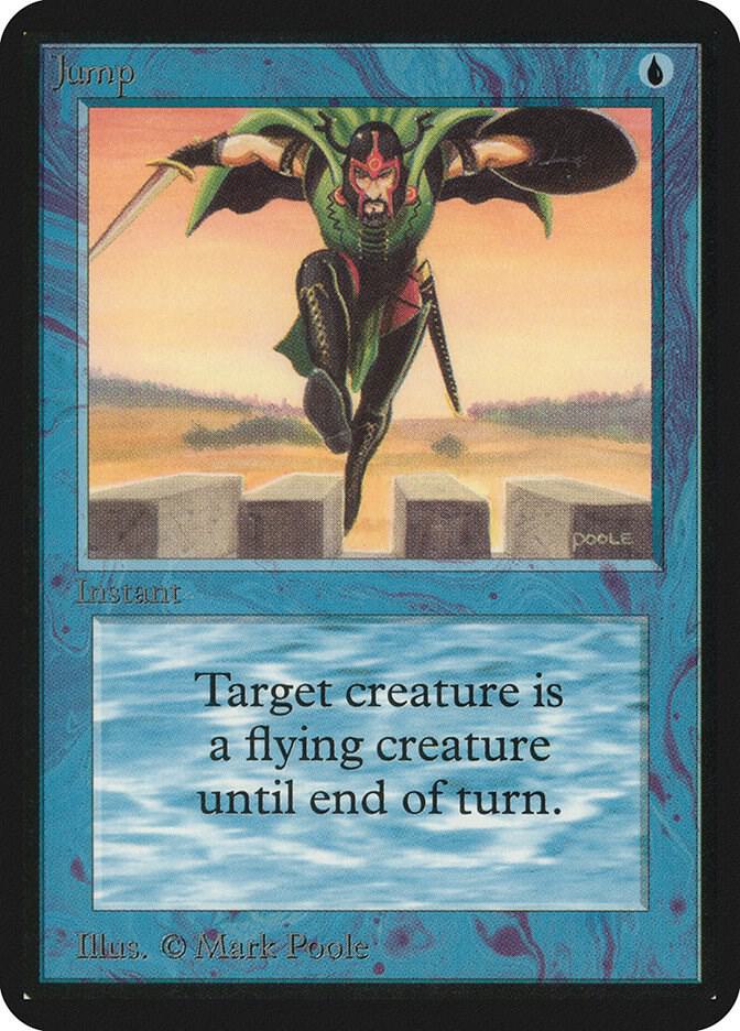 Jump card from Alpha Edition
