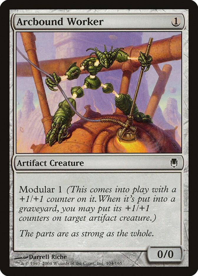 Arcbound Worker 104 card from Darksteel