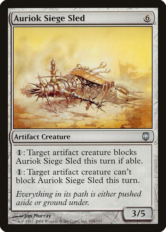 Auriok Siege Sled 105 card from Darksteel