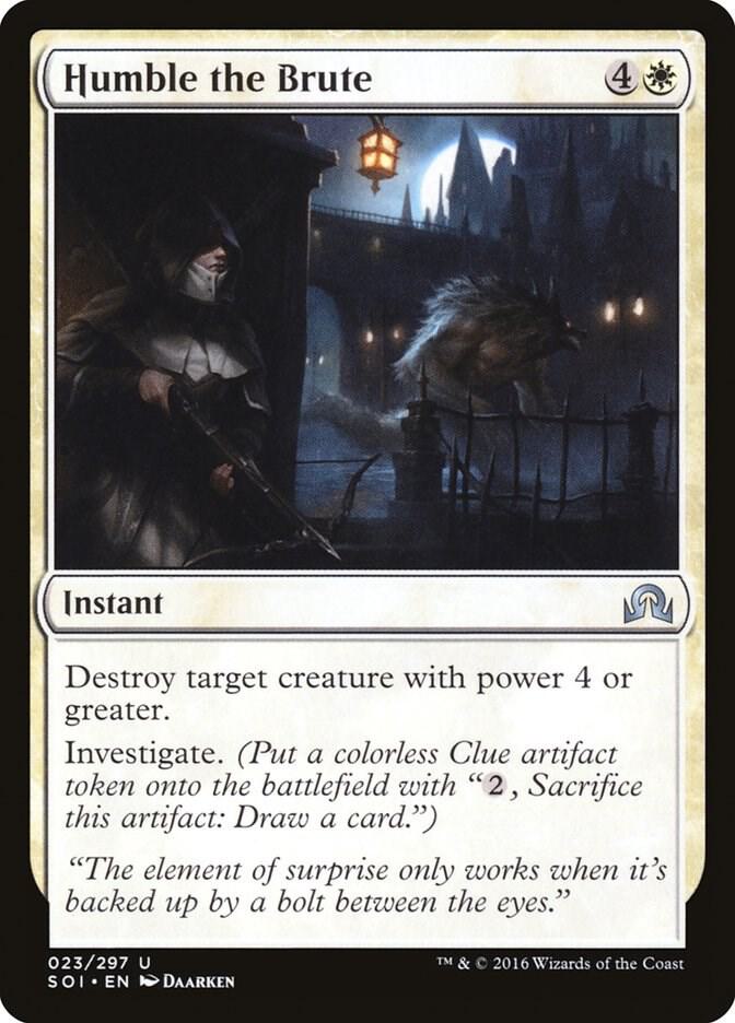 Humble the Brute 23 card from Shadows over Innistrad