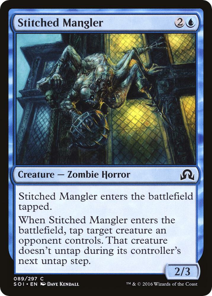 Stitched Mangler 89 card from Shadows over Innistrad