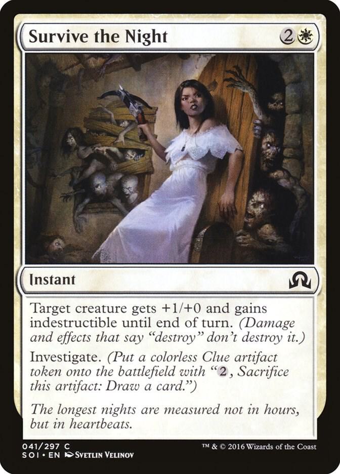 Survive the Night 41 card from Shadows over Innistrad