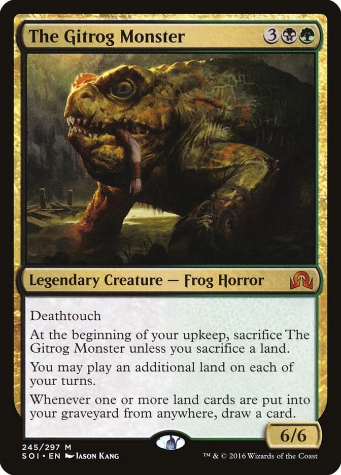 The Gitrog Monster 245 card from Shadows over Innistrad