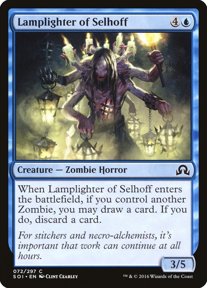 Lamplighter of Selhoff 72 card from Shadows over Innistrad