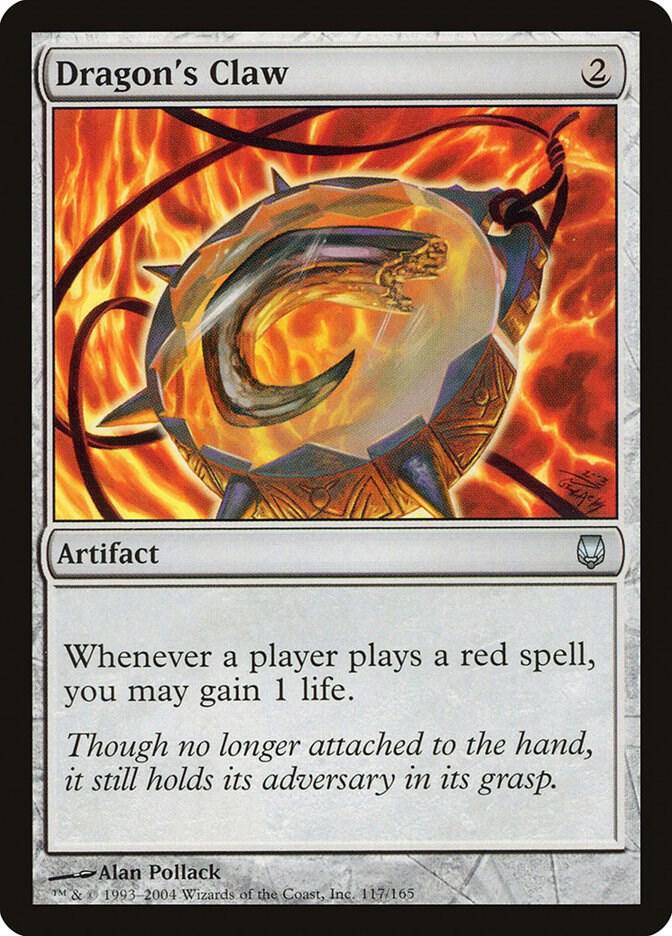 Dragon's Claw 117 card from Darksteel