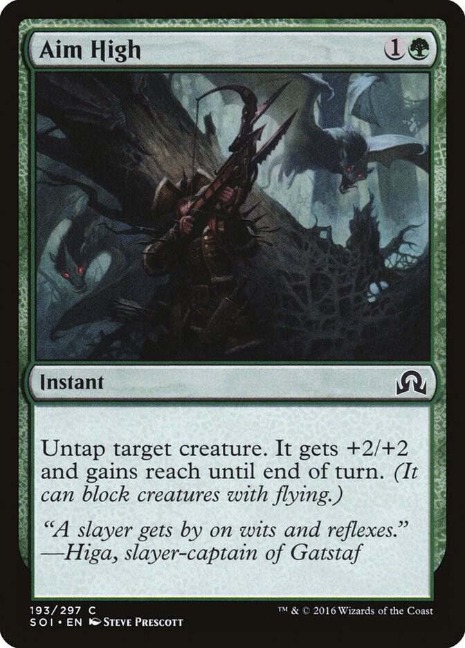 Aim High 193 card from Shadows over Innistrad