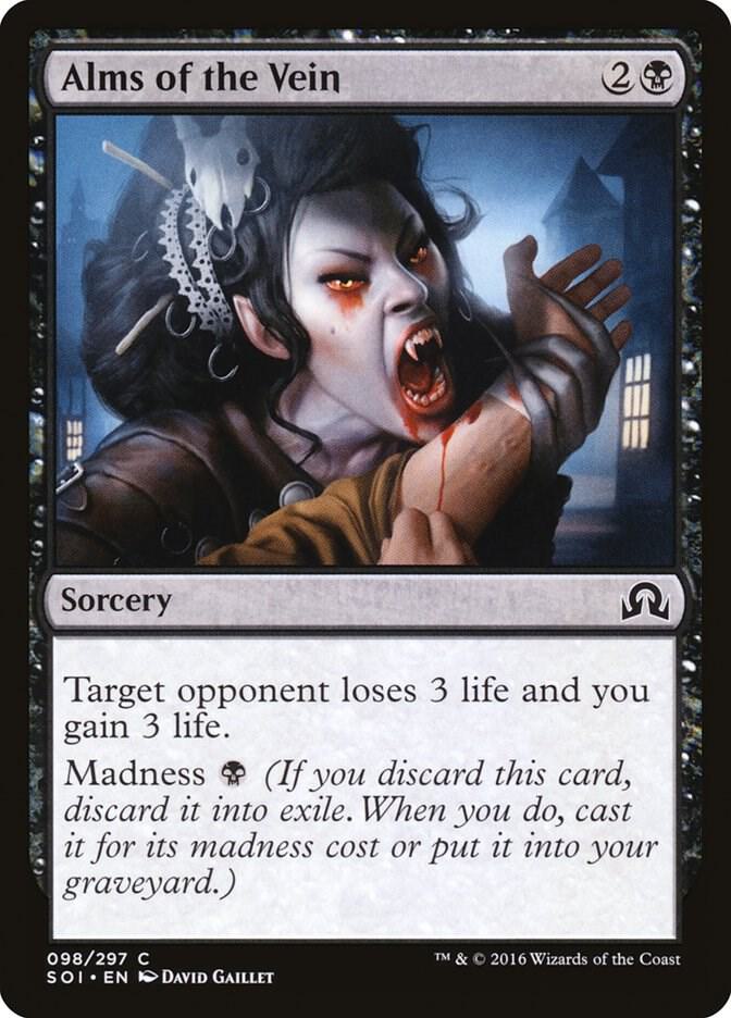 Alms of the Vein 98 card from Shadows over Innistrad
