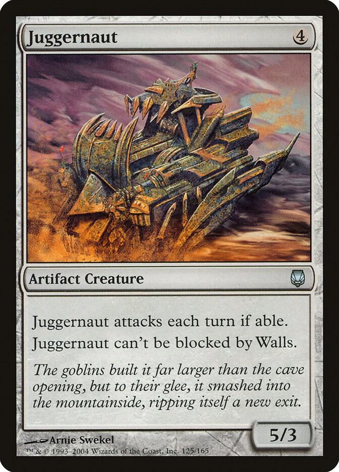 Juggernaut 125 card from Darksteel